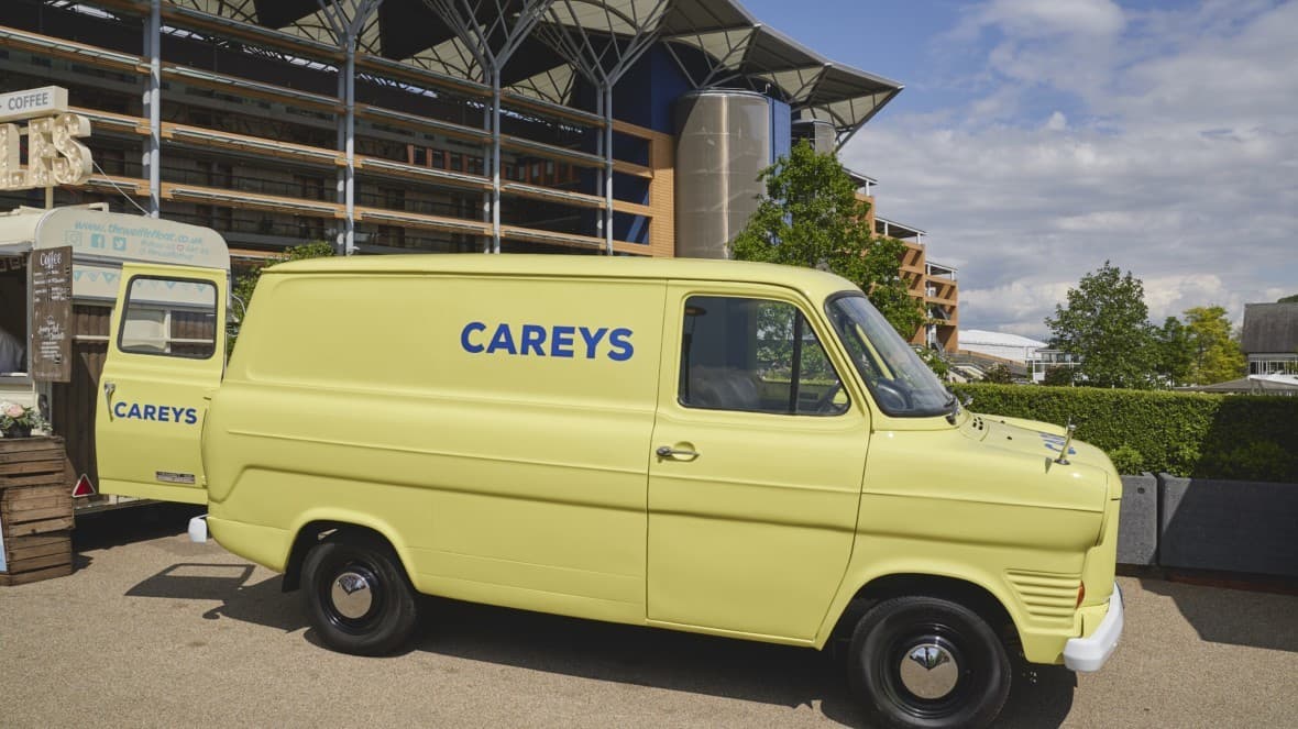 vintage van at Ascot