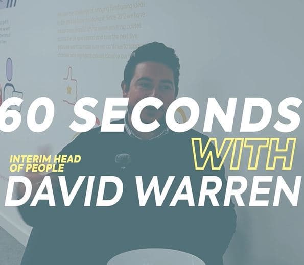 60 Seconds with David Warren