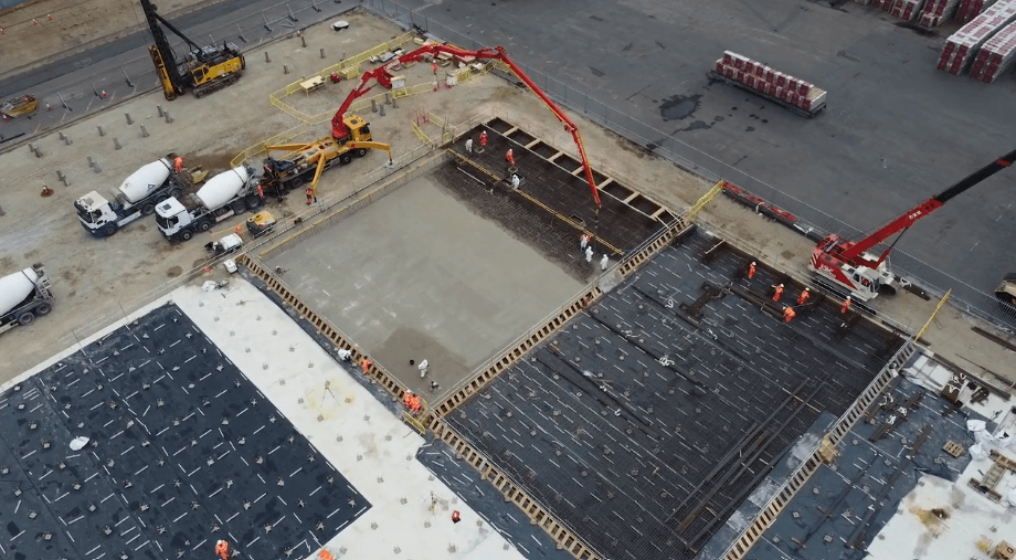 Tilbury Concrete Pour